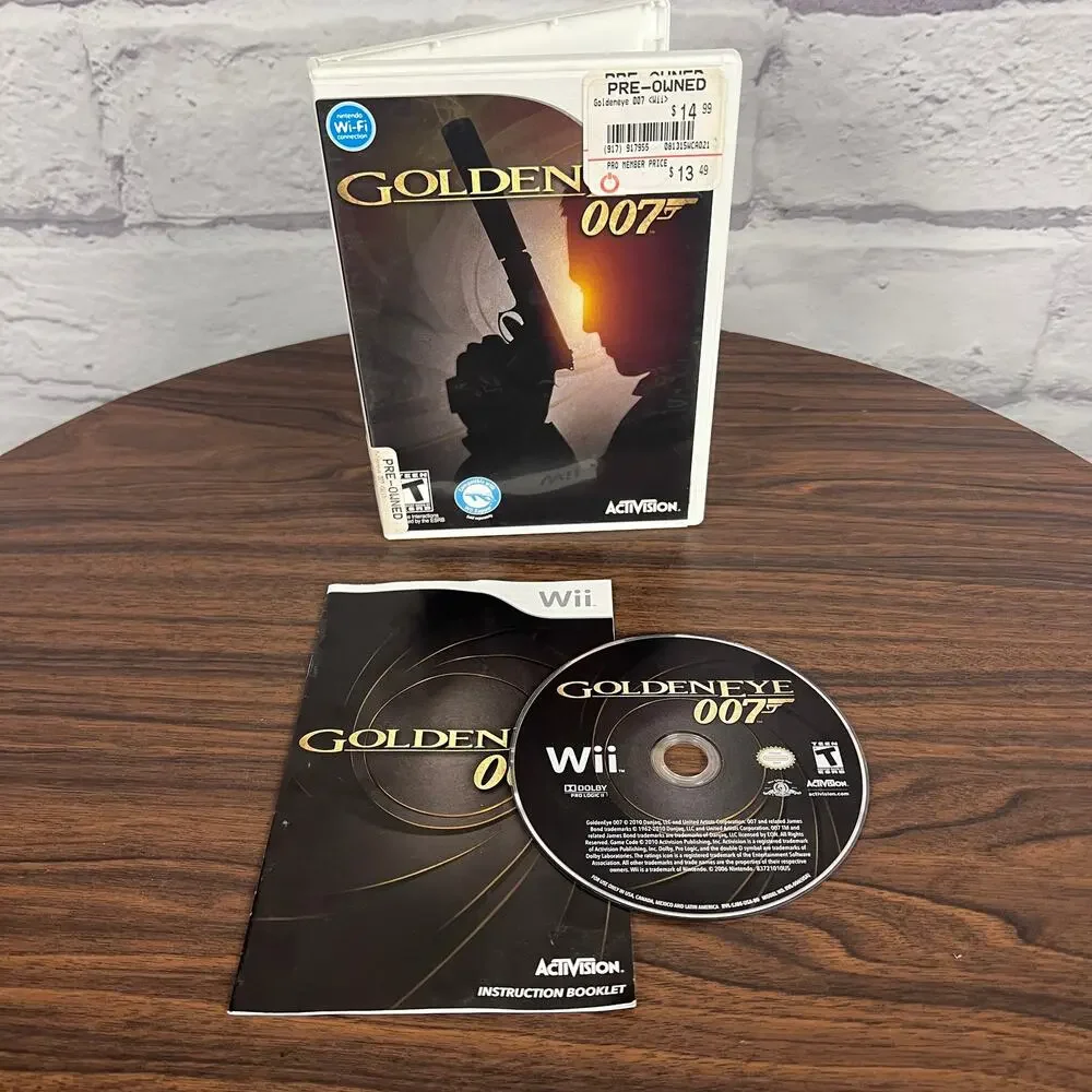 Wii GoldenEye 007 CIB Complete In Box Video Game Action First Person Shooter